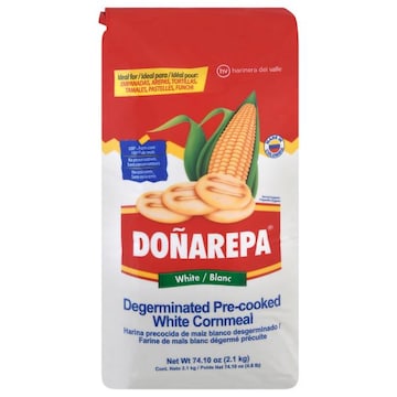 Donarepa Cornmeal, White, Pre-Cooked, Degerminated