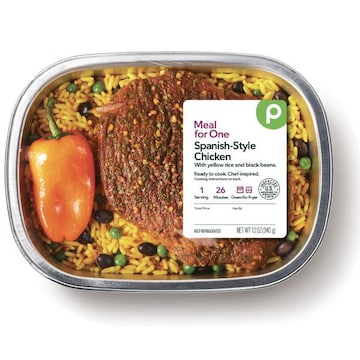 Publix Spanish-Style Chicken, with Yellow Rice and Beans