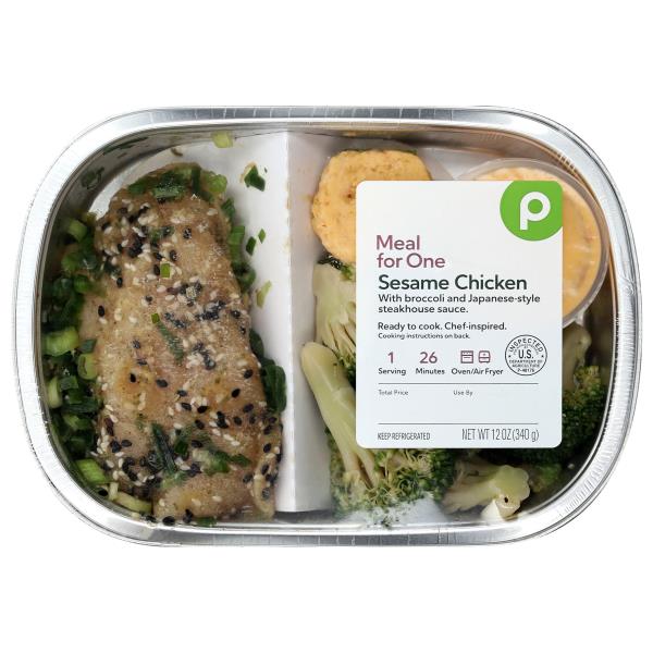 Publix Sesame Chicken with Broccoli And, Japanese-Style Steakhouse