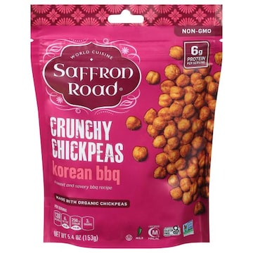 Saffron Road Crunchy Chickpeas, Korean BBQ, Mild