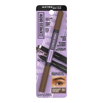 Maybelline Express Brow 2-In-1 Pencil and Powder, Eyebrow Makeup Medium Brown
