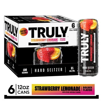 TRULY Hard Seltzer Hard Seltzer, Strawberry Lemonade
