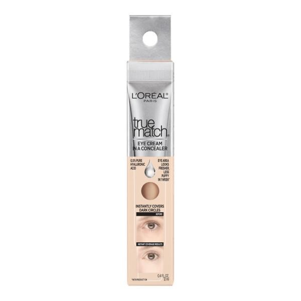 L'Oreal Paris Eye Cream in a Concealer 0.5 percent hyaluronic acid