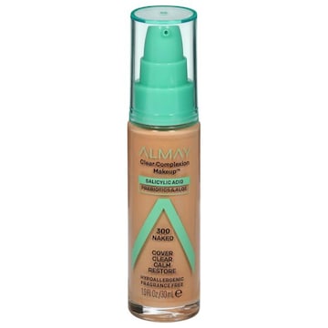 Almay Clear Complexion Makeup, Fragrance Free, Naked 300