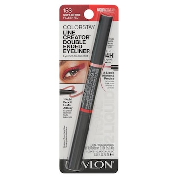 Revlon ColorStay Eyeliner, Double Ended,Line Creator, She's on Fire