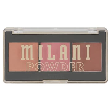 Milani Powder Blush Palette, Cheek Kiss, Golden Hour Glow 120