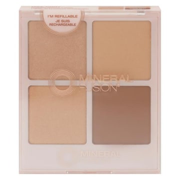 Mineral Fusion Bronzer Palette, Refillable, Pool Party