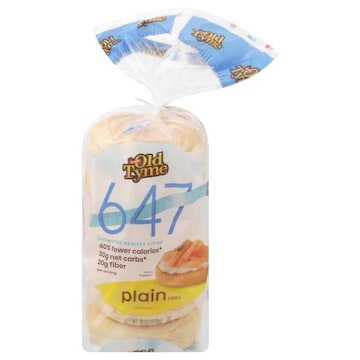 Old Tyme Bagels, Plain