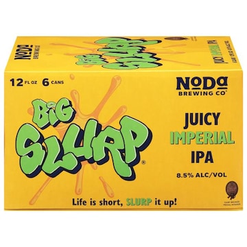 NoDa Brewing Company Beer, Juicy Imperial IPA, Big Slurp