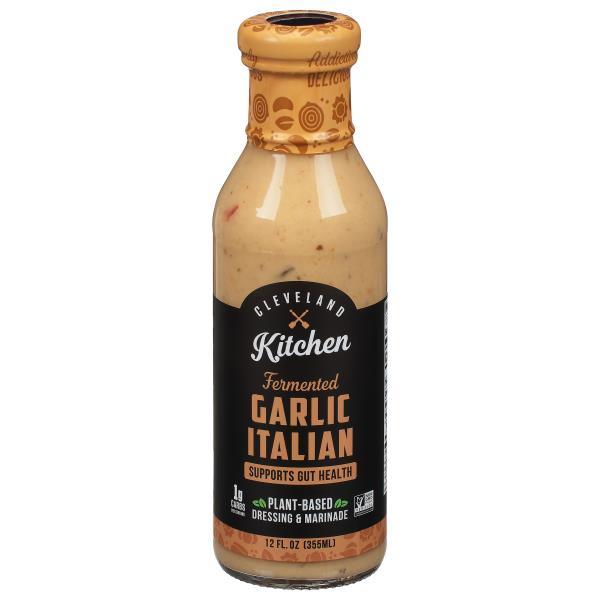Cleveland Kitchen Dressing & Marinade, Fermented, Garlic Italian
