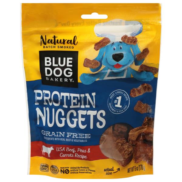 Blue Dog Bakery Dog Treats, Grain Free, USA Beef, Peas & Carrots Recipe