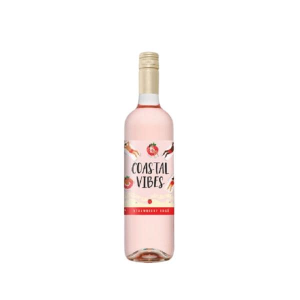 Coastal Vibes Strawberry Rose Blend California Wine Publix Super Markets