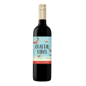 Coastal Vibes Sweet Red Blend California Wine