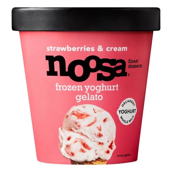 Noosa Frozen Yoghurt Gelato, Strawberries & Cream Publix Super Markets