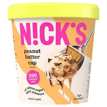 Nick's Light Peanut Butter Cup Ice Cream
