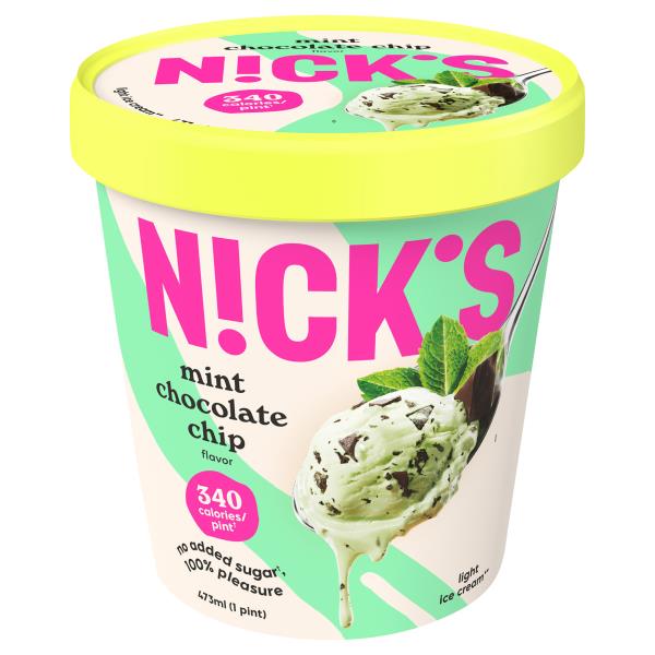 希少　162 GUMMYS Muscat Green Ice Cream Nick's Light Mint Chocolate Chip Flavor Ice Cream | Publix Super