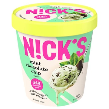 Nick's Light Mint Chocolate Chip Ice Cream
