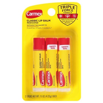 Carmex Lip Balm, Medicated, Classic, SPF 15