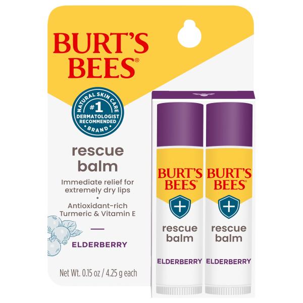 Burt's Bees Rescue Balm, Elderberry, 2 Pack Publix Super Markets