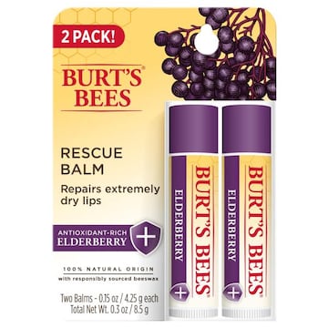 Burt's Bees Rescue Balm, Elderberry, 2 Pack