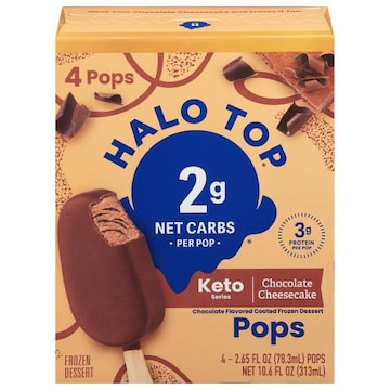 Halo Top Pops, Chocolate Cheesecake, Keto Series