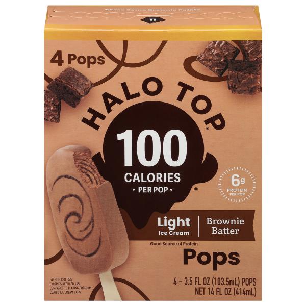 Halo Top Ice Cream Pops, Light, Brownie Batter Publix Super Markets