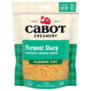 Cabot Creamery Sharp Shredded Yellow Cheddar Cheese