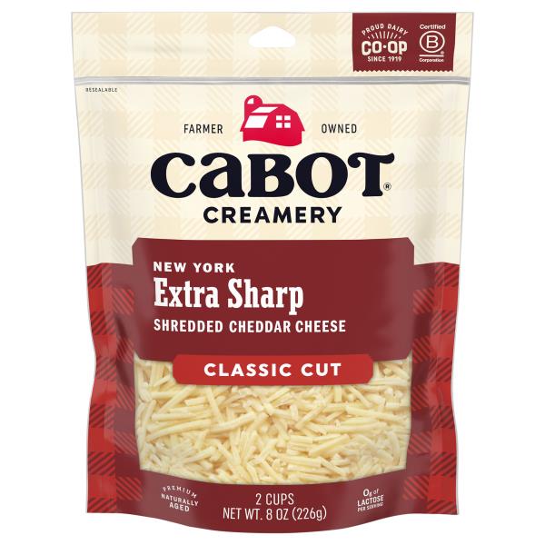 CABOT New York Extra Sharp Shredded Cheddar Cheese Publix Super Markets