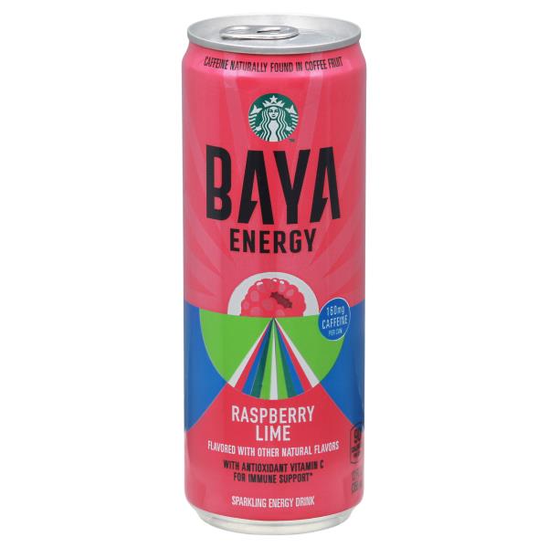 Starbucks Baya Sparkling Energy Drink, Raspberry Lime Publix Super