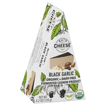 Nuts for Cheese Fermented Cashew Product, Organic & Dairy-Free, Black Garlic