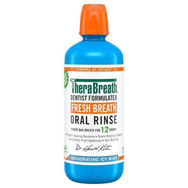 TheraBreath Oral Rinse, Fresh Breath, Invigorating Icy Mint, Value