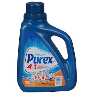 Purex Detergent, Advanced, Oxi, Concentrated, 4 in 1