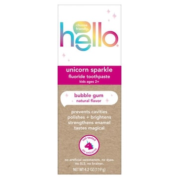 Hello Unicorn Unicorn Sparkle Kids Toothpaste with Fluoride