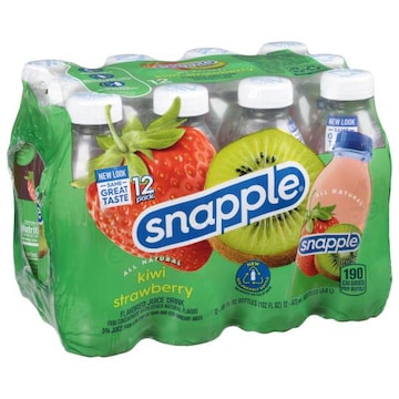 Snapple Juice Drink, Kiwi Strawberry Flavored, 12 Pack