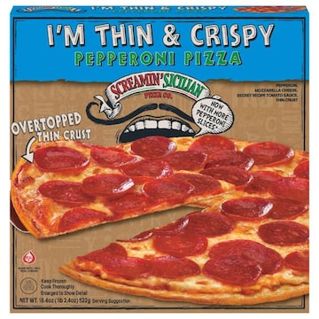 Screamin' Sicilian Pizza Co. Pizza, I'm Thin & Crispy, Pepperoni
