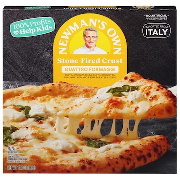 Newman's Own Pizza, Stone-Fired Crust, Quattro Formaggi