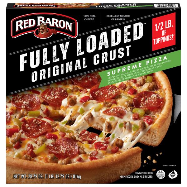 Red Baron Fully Loaded Supreme Original Crust Frozen Pizza