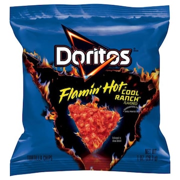 Doritos Tortilla Chips, Flamin' Hot Cool Ranch Flavored