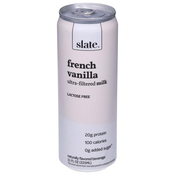 Slate Milk, Lactose Free, Ultra-Filtered, French Vanilla