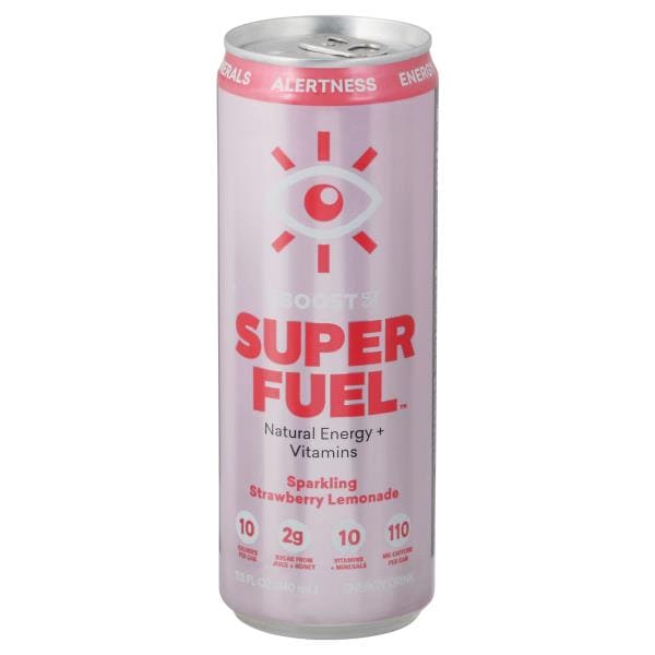 Eboost Super Fuel Energy Drink, Sparkling Strawberry Lemonade Publix