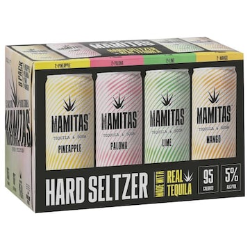 Mamitas Hard Seltzer, Assorted, 8 Pack