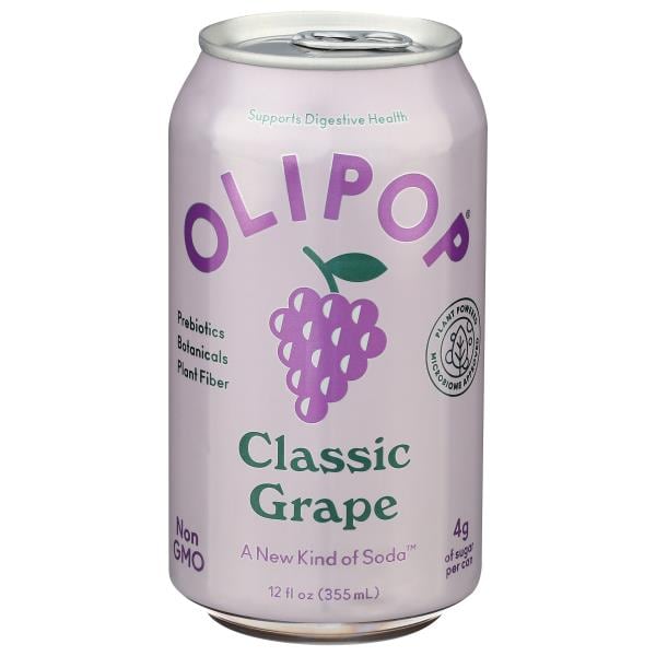 Olipop Sparkling Tonic, Classic Grape Publix Super Markets