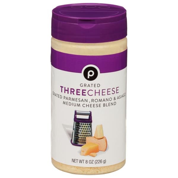 Publix Grated Cheese, Three Cheese Publix Super Markets