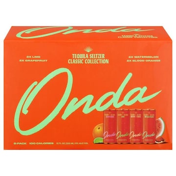 Onda Tequila Seltzer, Classic Collection, 8 Pack
