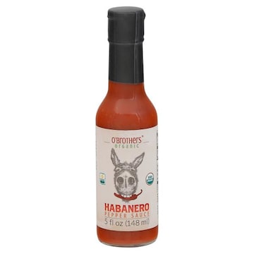 O'Brothers Organic Pepper Sauce, Organic, Habanero