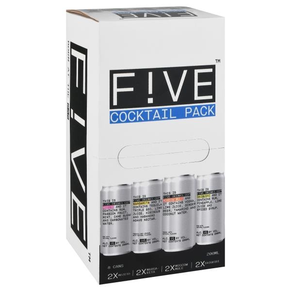 Five Drinks Co Cocktail, Variety Pack Publix Super Markets