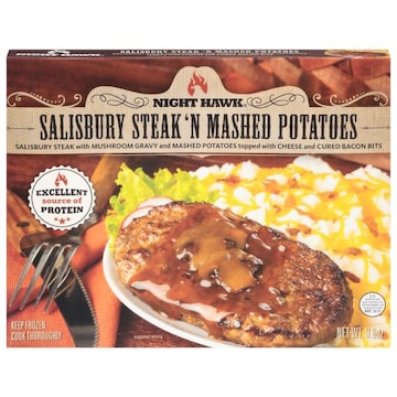 Night Hawk Salisbury Steak 'N Mashed Potatoes
