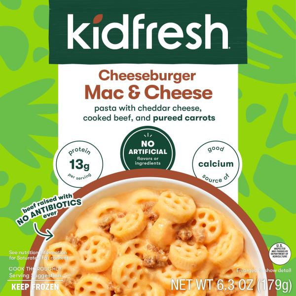 Kidfresh Mac & Cheese, Cheeseburger Publix Super Markets