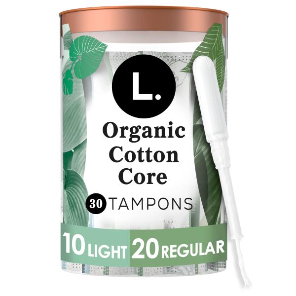L. Tampons, Cotton, Organic, Light+Regular Publix Super Markets