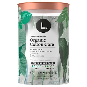 L. Tampons, Light + Regular, Unscented